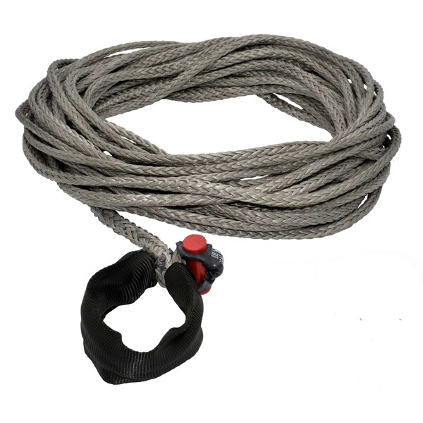 5/16 in. x 75 ft. 4,400 lbs. WLL. LockJaw Synthetic Winch Line Extension w/Integrated Shackle
